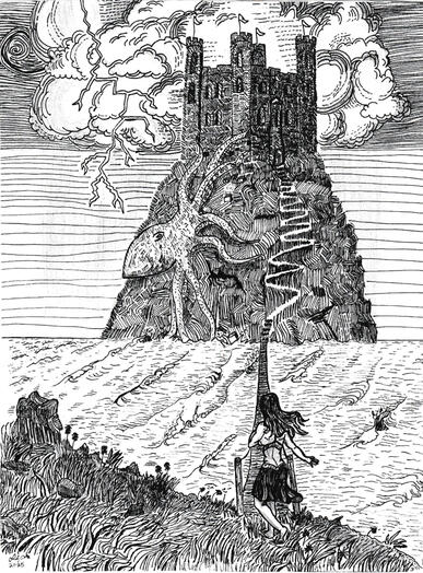 Her Prince by Luke Anthony (pen and ink) Her Prince by Luke Anthony (pen and ink)