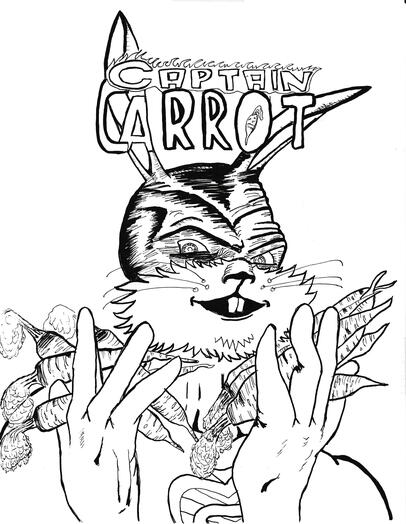 Captain Carrot by Luke Anthony homage to Green Lantern #49